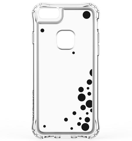 iPhone 7 Jewel Essence Series Case - Clear - Black Bubbles - Ballistic