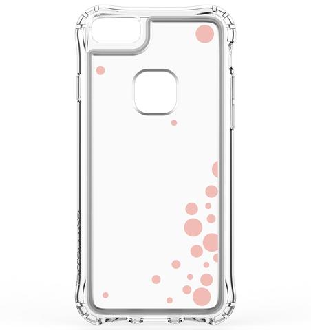 iPhone 7 Jewel Essence Series Case - Clear Case - Rose Gold Bubbles - Ballistic